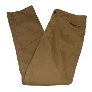 Woolrich Green Label Camel Khaki Pants 38x34 Utility Workwear Pocket Straight